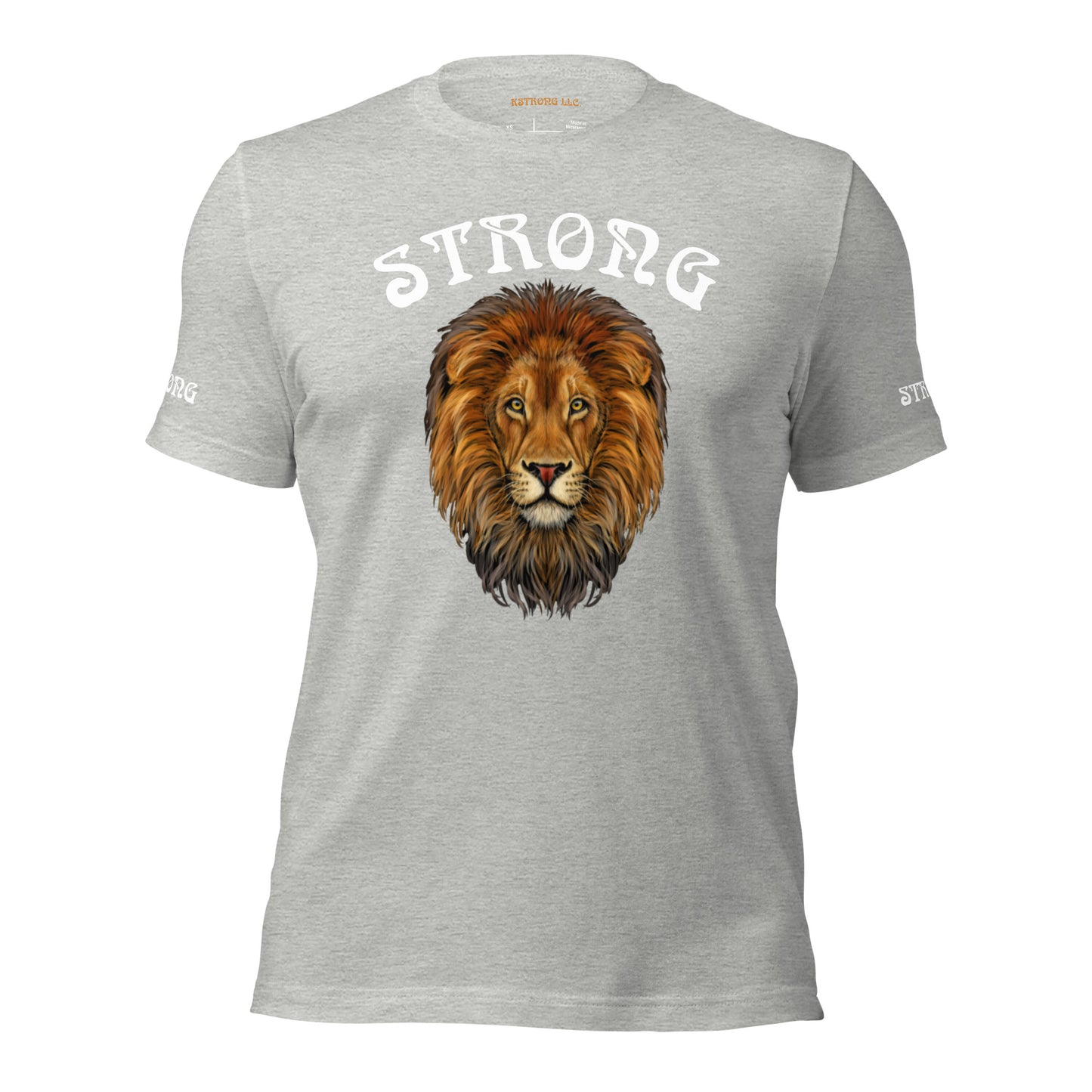 “STRONG”Men’s  T-Shirt W/White Arch Font