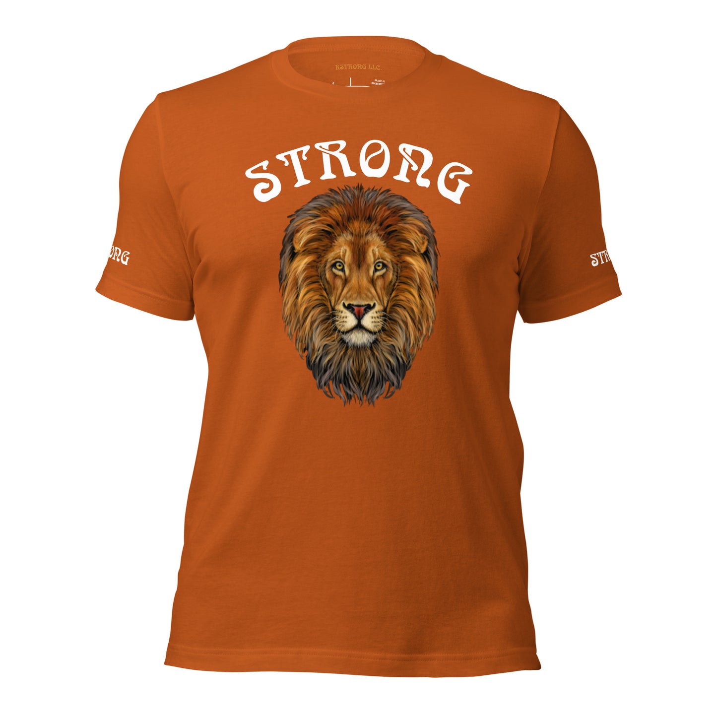 “STRONG”Men’s  T-Shirt W/White Arch Font