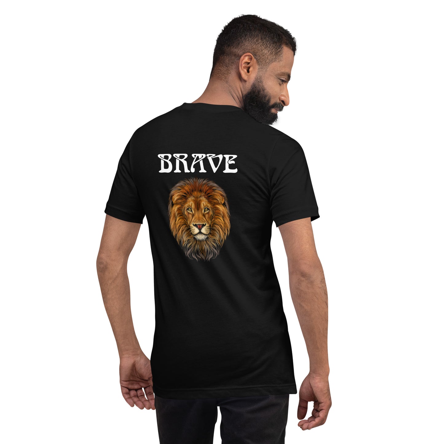 “BRAVE”Unisex T-Shirt W/White Font