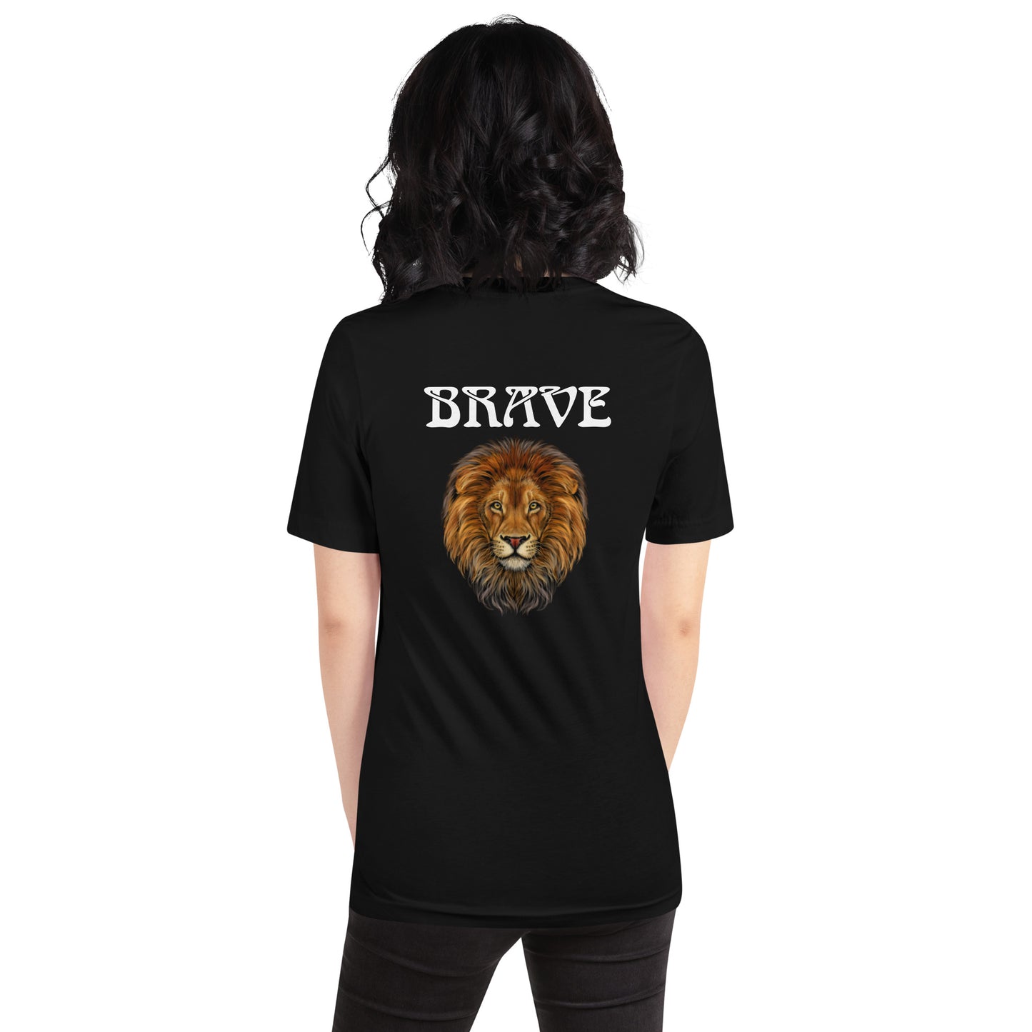 “BRAVE”Unisex T-Shirt W/White Font