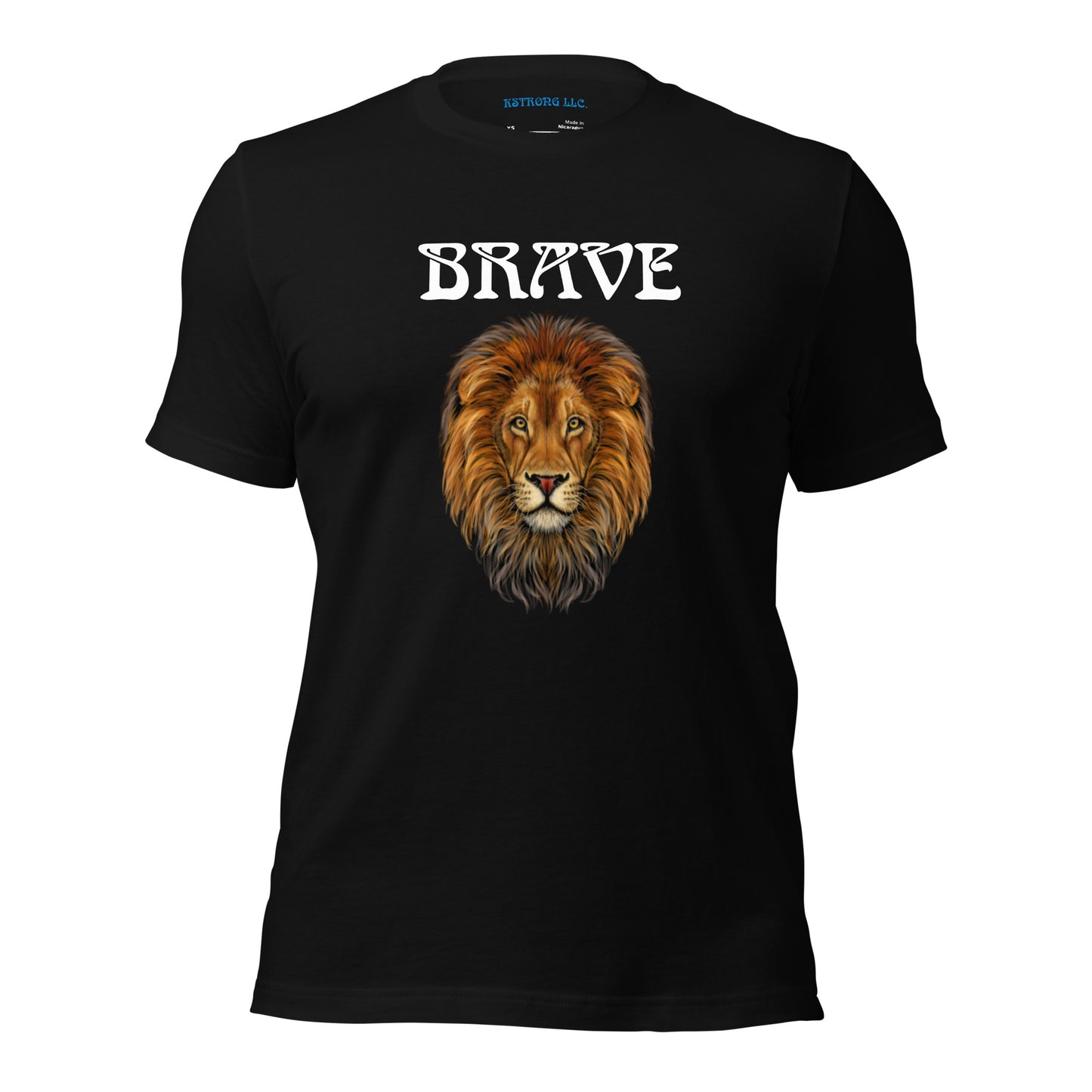 “BRAVE”Unisex T-Shirt W/White Font