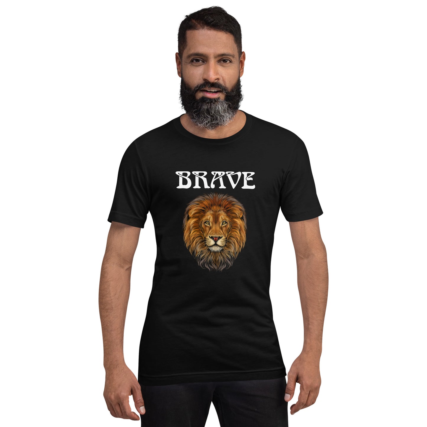 “BRAVE”Unisex T-Shirt W/White Font