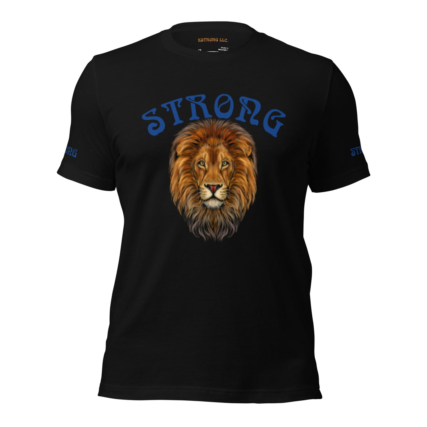 “STRONG”Men’s T-Shirt W/Blue Font