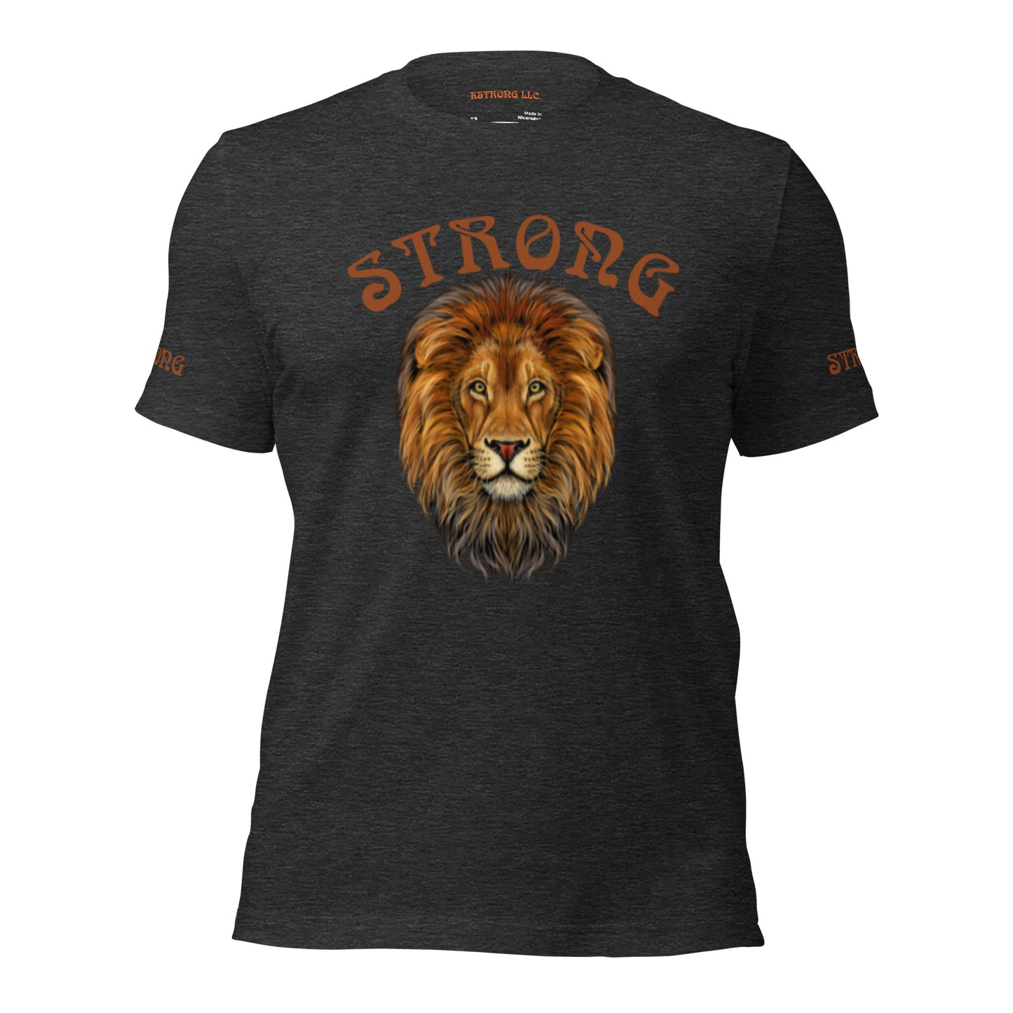 “STRONG” Men’s T-Shirt W/Brown Font