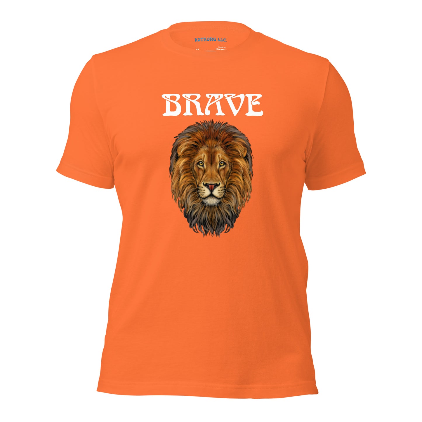 “BRAVE”Unisex T-Shirt W/White Font