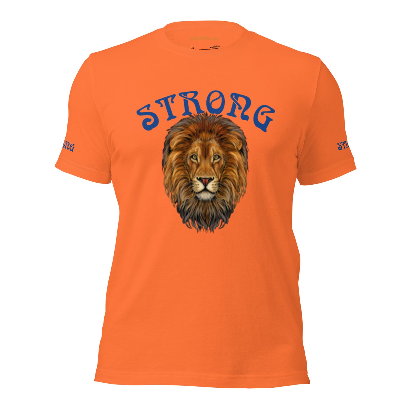 “STRONG”Men’s T-Shirt W/Blue Font