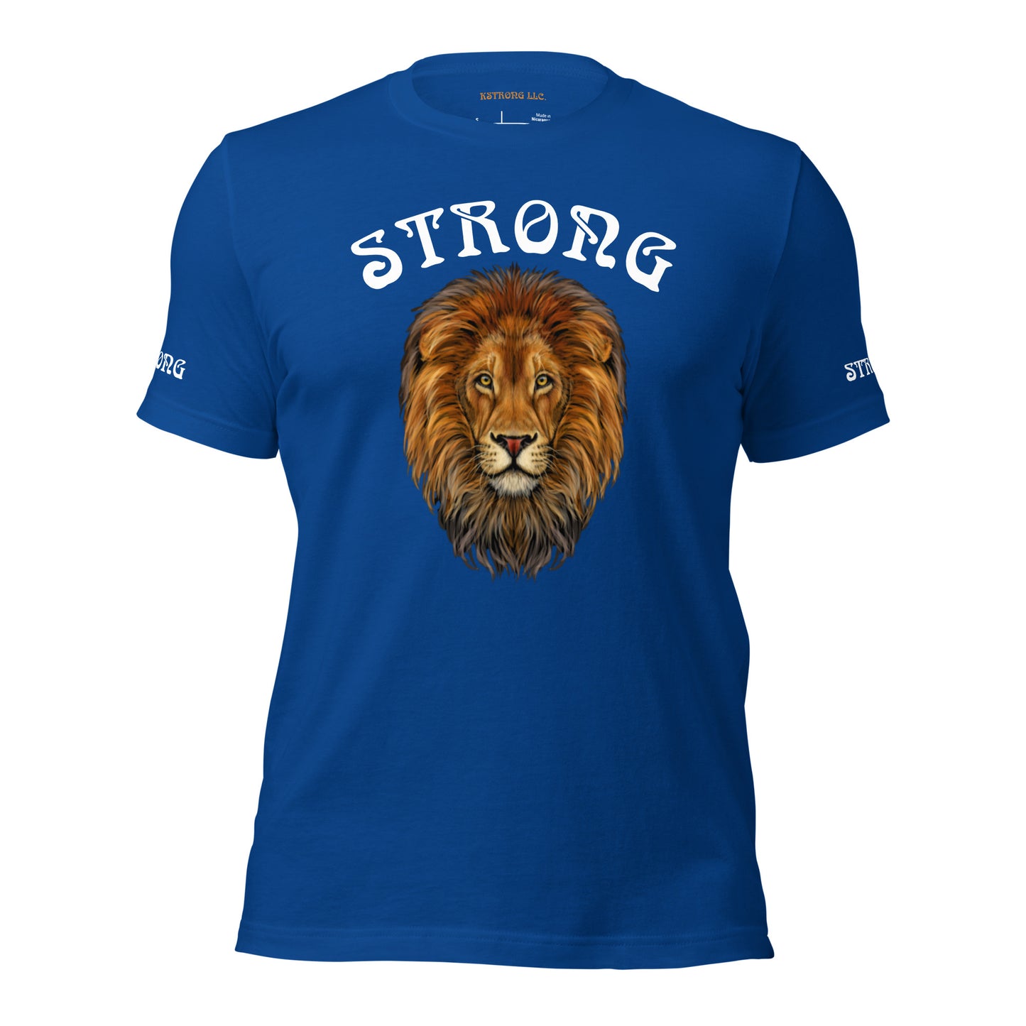 “STRONG”Men’s  T-Shirt W/White Arch Font