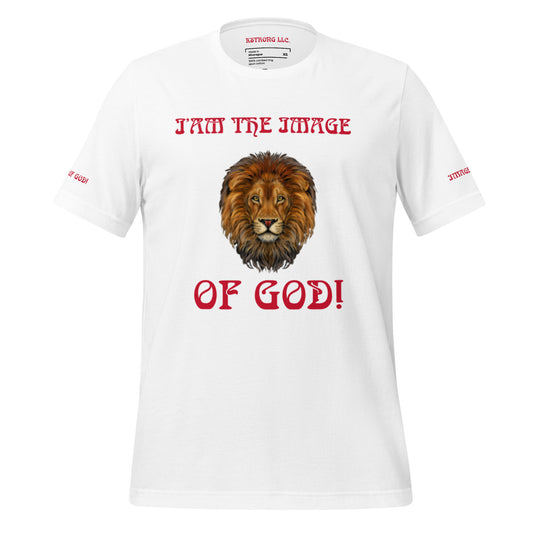 “I’AM THE IMAGE OF GOD!”Unisex T-Shirt W/Red Font