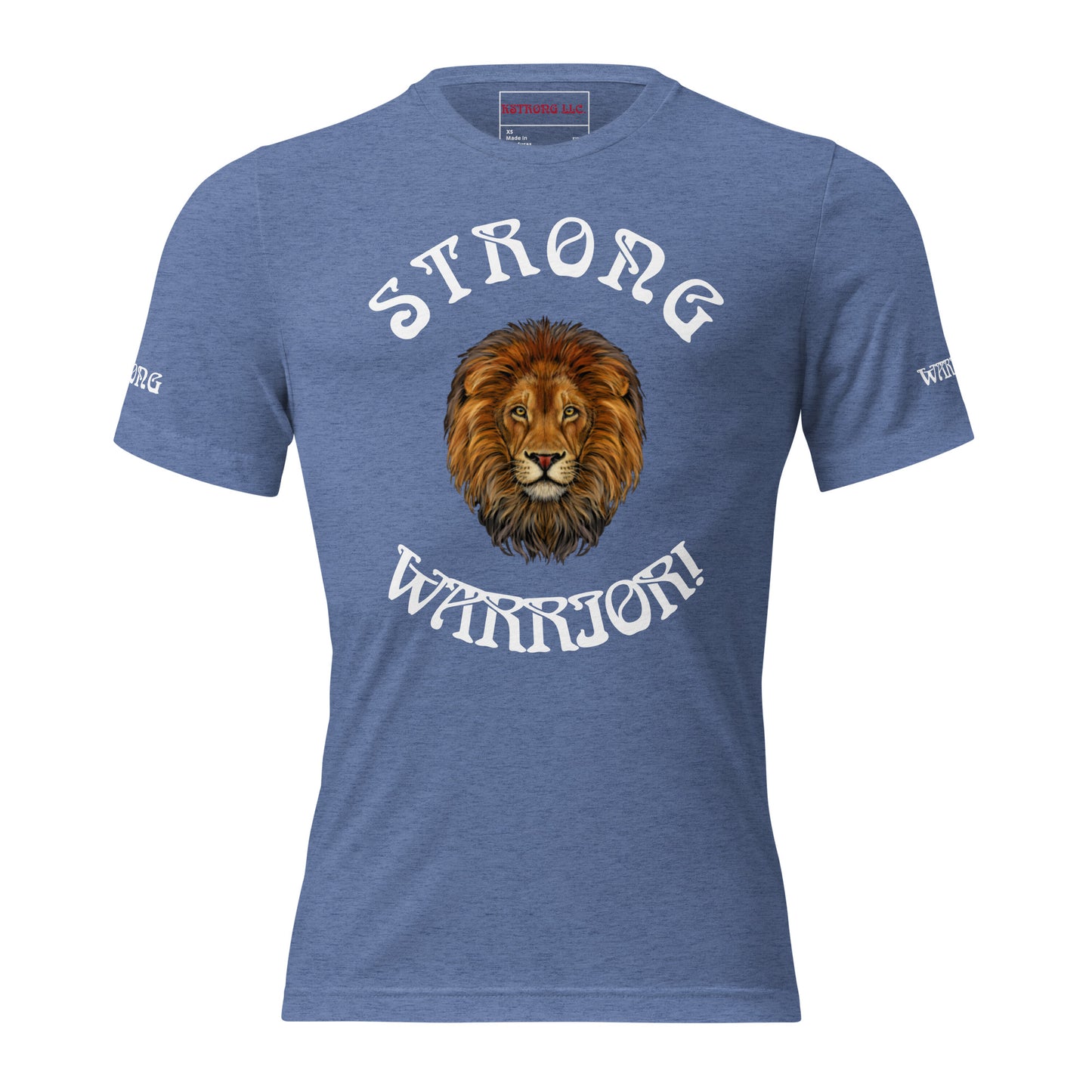 “STRONG WARRIOR!”WOMEN’S TRI-BLEND Short Sleeve T-Shirt W/White Font