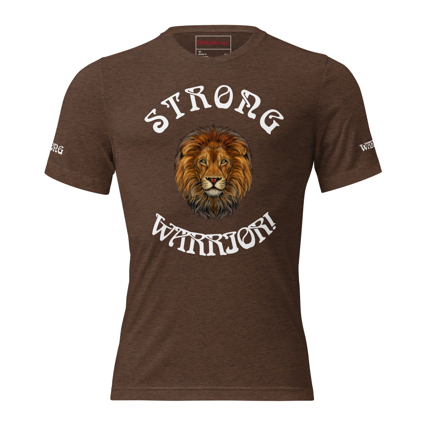 “STRONG WARRIOR!”WOMEN’S TRI-BLEND Short Sleeve T-Shirt W/White Font