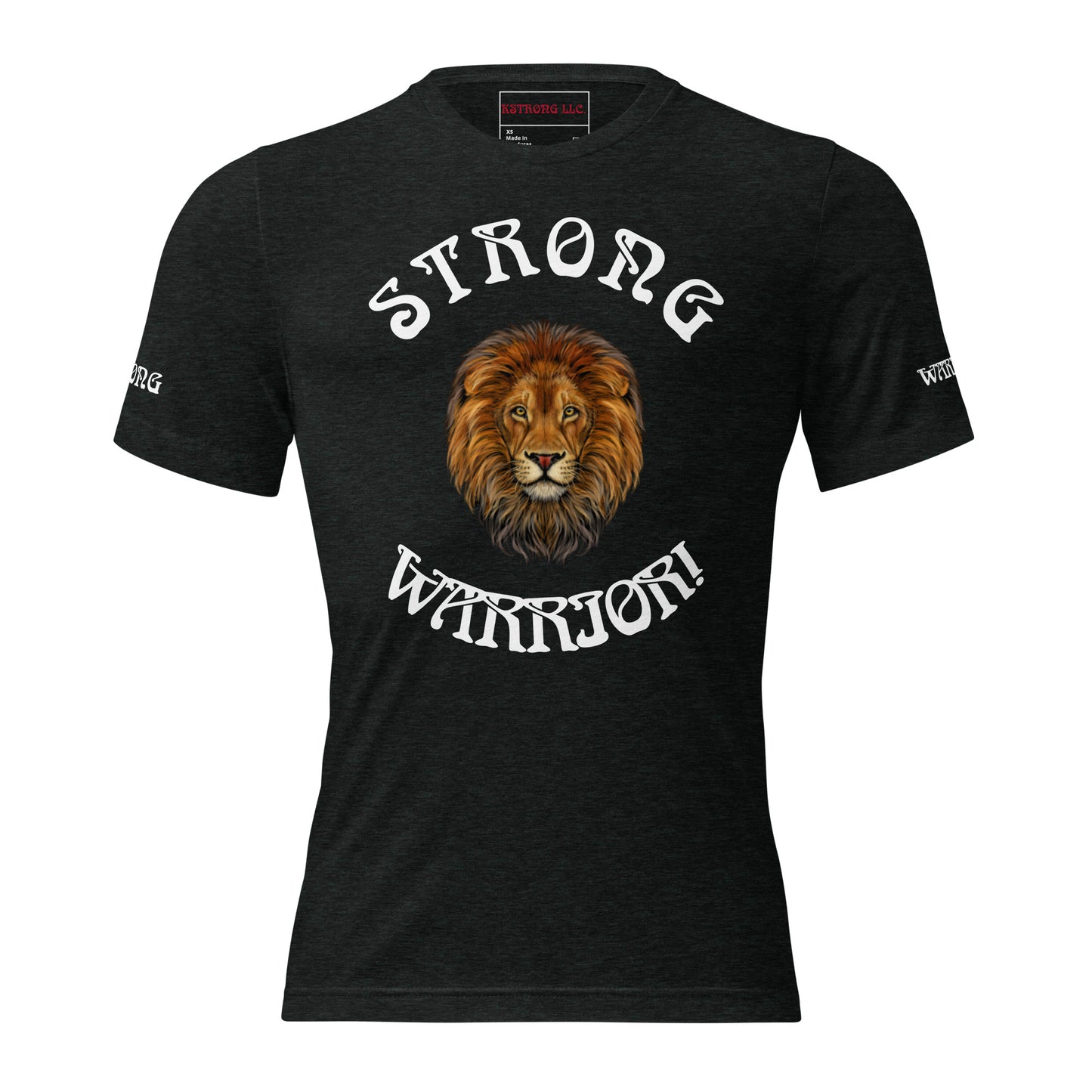 “STRONG WARRIOR!”WOMEN’S TRI-BLEND Short Sleeve T-Shirt W/White Font