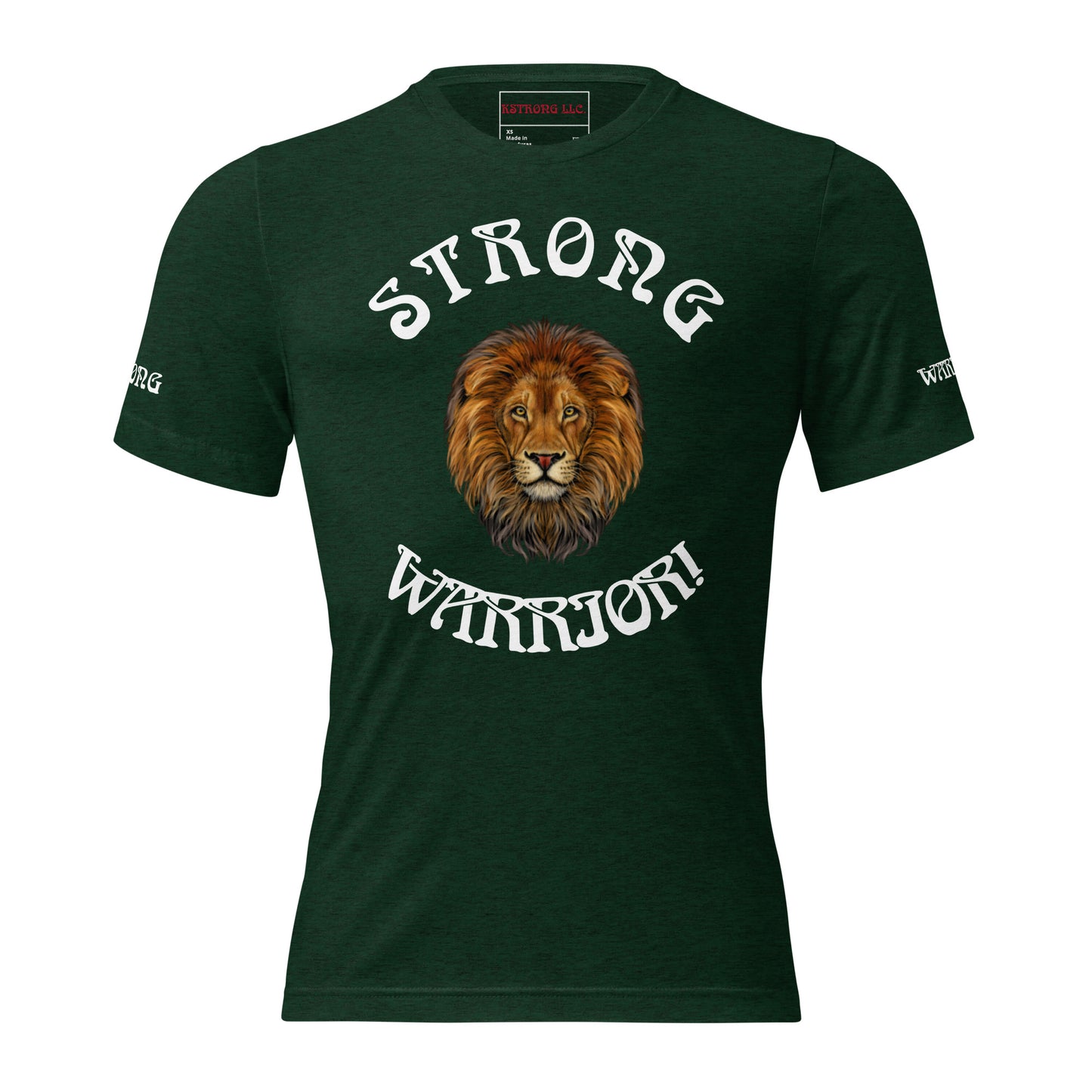 “STRONG WARRIOR!”WOMEN’S TRI-BLEND Short Sleeve T-Shirt W/White Font