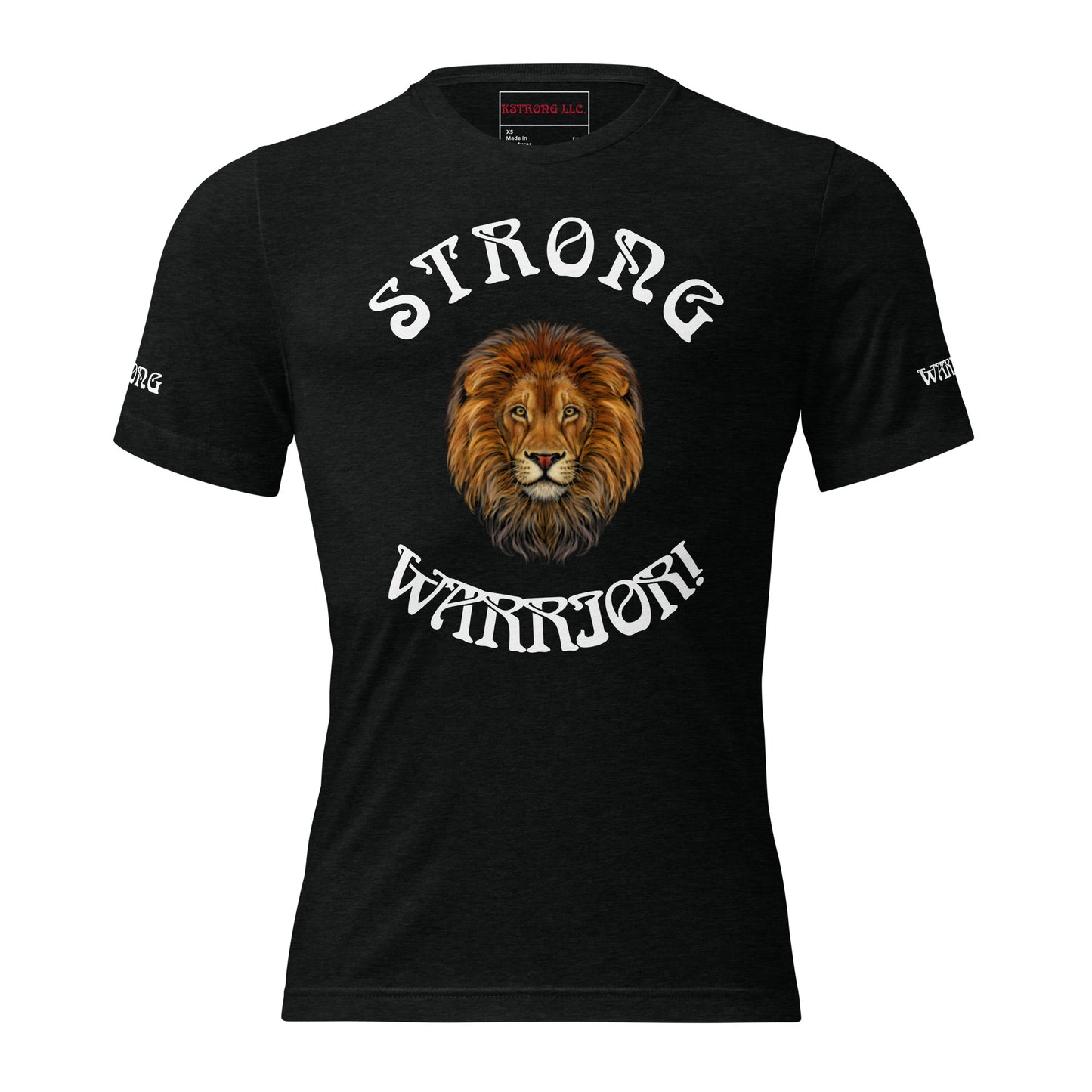 “STRONG WARRIOR!”WOMEN’S TRI-BLEND Short Sleeve T-Shirt W/White Font