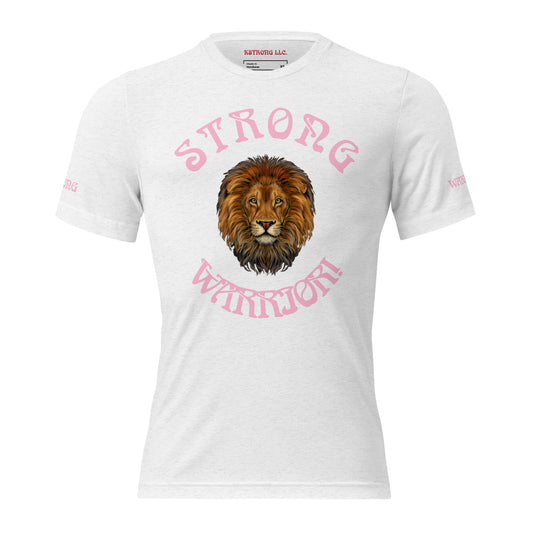 “STRONG WARRIOR!”WOMEN’S TRI-BLEND Short Sleeve T-Shirt W/Cotton Candy Font