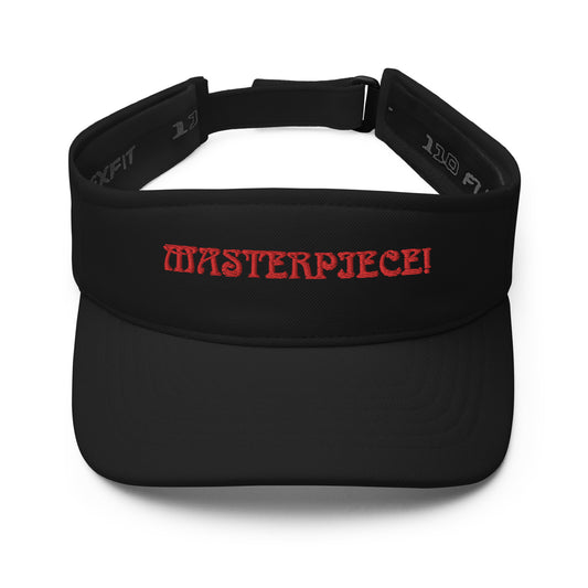 “MASTERPIECE!”Visor W/Red Font