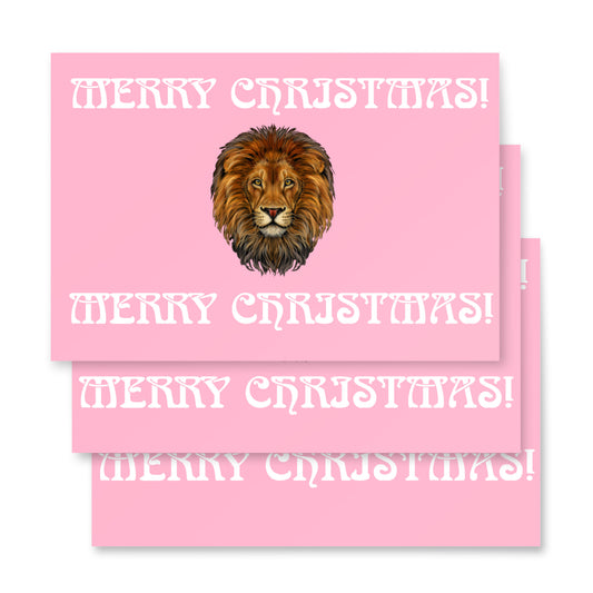 “STRONG” Cotton Candy Christmas Wrapping Paper Sheets W/White Font