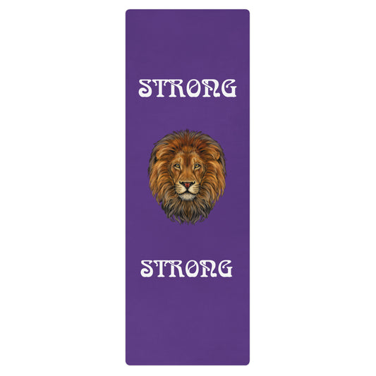 “STRONG”Purple Yoga Mat W/White Font